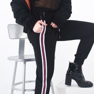 Black jogger pants